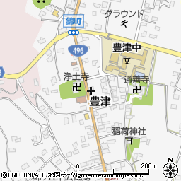 福岡県京都郡みやこ町豊津316周辺の地図