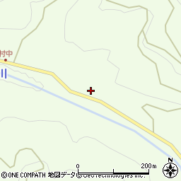 愛媛県伊予市中山町佐礼谷甲-1534周辺の地図