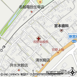 佐野会館周辺の地図