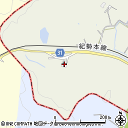 和歌山県西牟婁郡上富田町岩崎74周辺の地図
