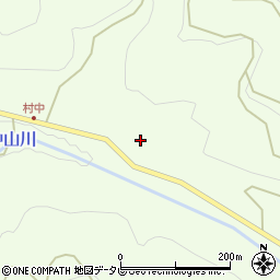 愛媛県伊予市中山町佐礼谷1500周辺の地図