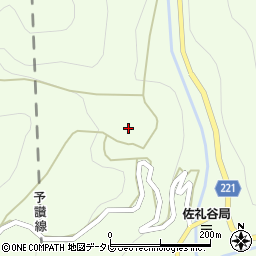 愛媛県伊予市中山町佐礼谷丙-1125周辺の地図