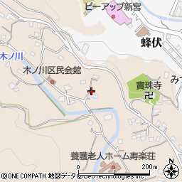 和歌山県新宮市木ノ川442周辺の地図