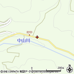 愛媛県伊予市中山町佐礼谷1412周辺の地図