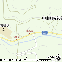 愛媛県伊予市中山町佐礼谷1131周辺の地図