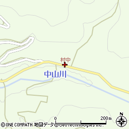 愛媛県伊予市中山町佐礼谷甲-1413周辺の地図