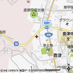福岡県京都郡みやこ町豊津360-3周辺の地図