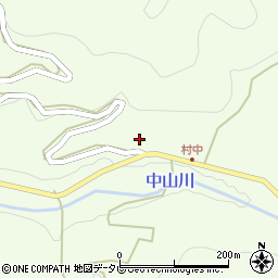 愛媛県伊予市中山町佐礼谷甲-1387周辺の地図