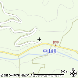 愛媛県伊予市中山町佐礼谷1387周辺の地図