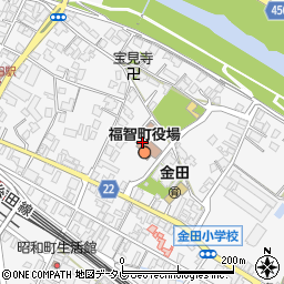 福智町役場　福祉課周辺の地図