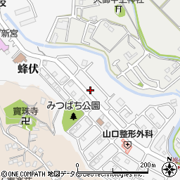和歌山県新宮市蜂伏周辺の地図