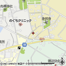 福岡県京都郡みやこ町国作5周辺の地図