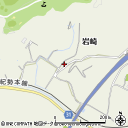 和歌山県西牟婁郡上富田町岩崎93周辺の地図
