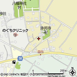 福岡県京都郡みやこ町国作6周辺の地図