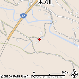 和歌山県新宮市木ノ川594周辺の地図