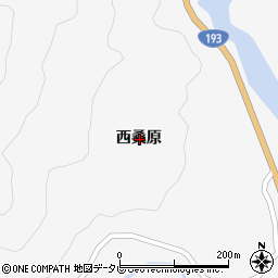 徳島県海部郡海陽町小川西桑原周辺の地図