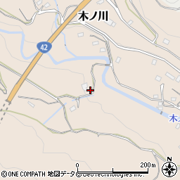 和歌山県新宮市木ノ川598周辺の地図