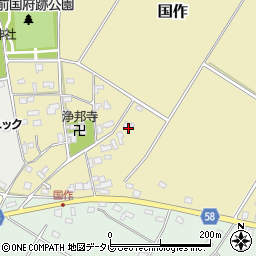 福岡県京都郡みやこ町国作35周辺の地図