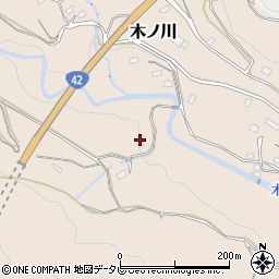 和歌山県新宮市木ノ川599周辺の地図