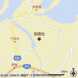 別宮社周辺の地図