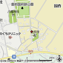 福岡県京都郡みやこ町国作408周辺の地図