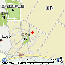 福岡県京都郡みやこ町国作394周辺の地図