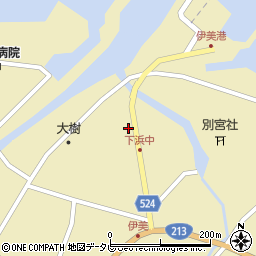 有限会社友松薬局　伊美店周辺の地図