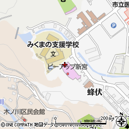 和歌山県新宮市蜂伏13周辺の地図
