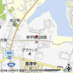 福岡県京都郡みやこ町豊津721周辺の地図