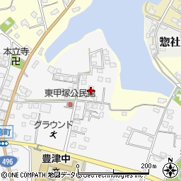 福岡県京都郡みやこ町豊津729-2周辺の地図