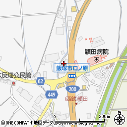 ＪＡ頴田ＳＳ周辺の地図