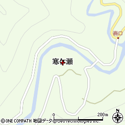 徳島県海部郡海陽町平井寒ケ瀬周辺の地図