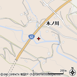 和歌山県新宮市木ノ川725周辺の地図