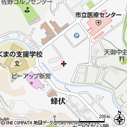 和歌山県新宮市蜂伏15周辺の地図