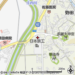 福岡嘉穂農業協同組合頴田支所事務所周辺の地図