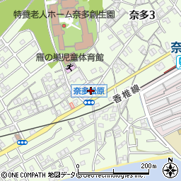 奈多松原薬局周辺の地図