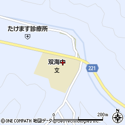 伊予市立双海中学校周辺の地図
