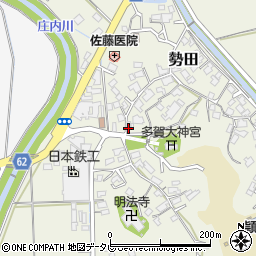 福岡県飯塚市勢田732周辺の地図