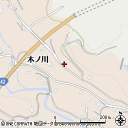 和歌山県新宮市木ノ川659周辺の地図