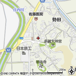福岡県飯塚市勢田1276-2周辺の地図