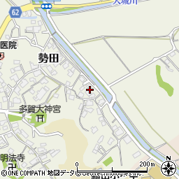 福岡県飯塚市勢田702周辺の地図