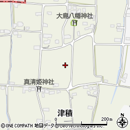 福岡県行橋市津積周辺の地図