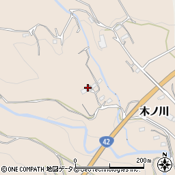 和歌山県新宮市木ノ川744周辺の地図