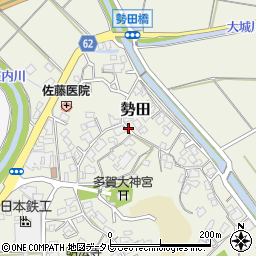 福岡県飯塚市勢田713周辺の地図