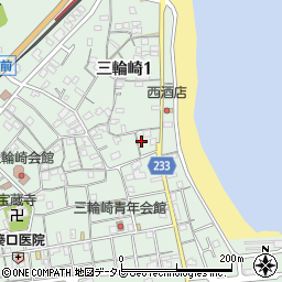 和歌山県新宮市三輪崎1丁目周辺の地図