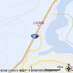 ＪＡ高知県　物部集出荷場周辺の地図