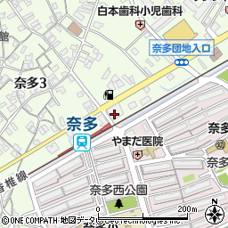 ドラッグセイムス福岡奈多店周辺の地図