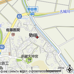 福岡県飯塚市勢田712周辺の地図