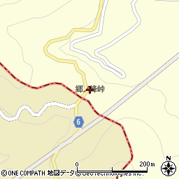 郷ノ峰峠周辺の地図