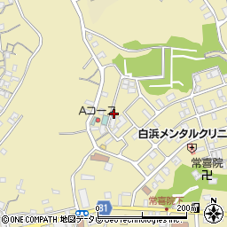 白浜 kappou kawanishi周辺の地図